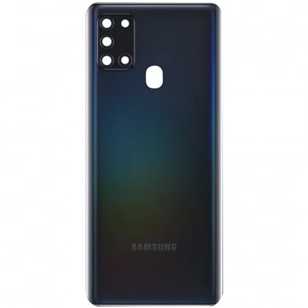 Spate telefon, capac baterie - Spate telefon: Capac baterie Samsung A21s, Negru