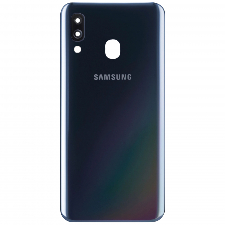 Spate telefon, capac baterie - Spate telefon: Capac baterie Samsung A40, Negru