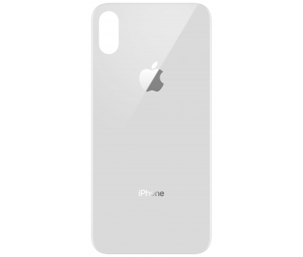 Spate telefon, capac baterie - Spate telefon: Capac baterie Iphone Xs, Alb