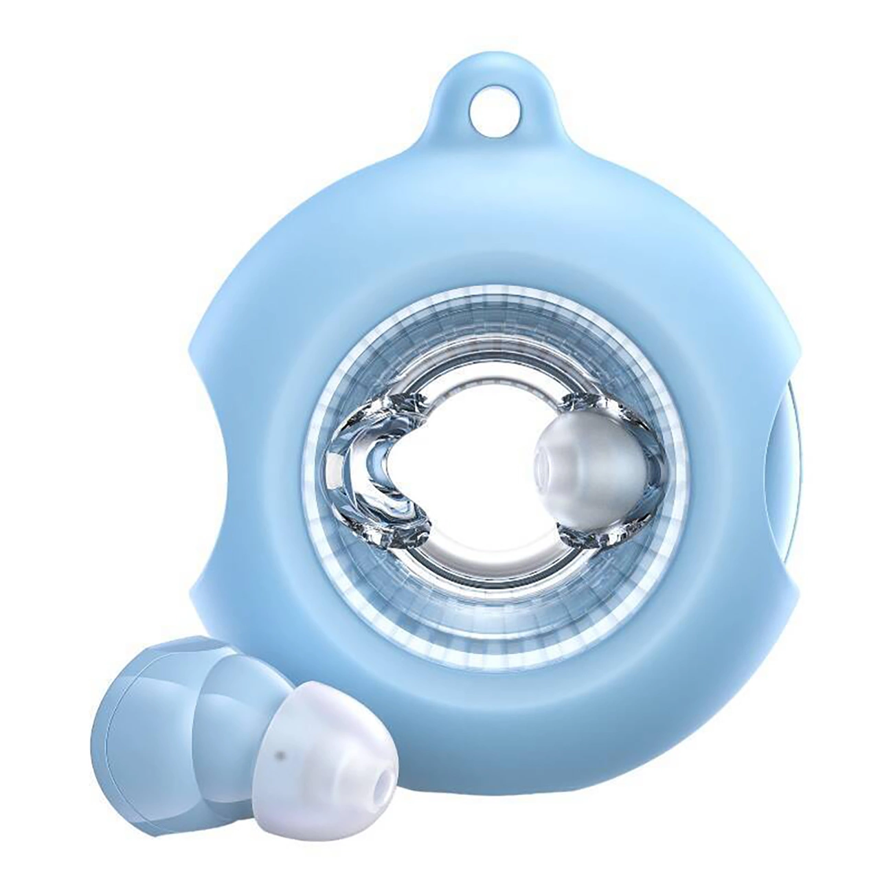 Accesorii telefoane - Căști wireless Choetech BH-T22 LightAura VocalSound TWS Bluetooth 5.3 - Albastre