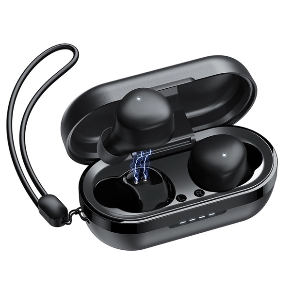 Accesorii telefoane - Căști wireless Joyroom TWS Bluetooth 5.1 300mAh, JR-TL1 Pro - negre