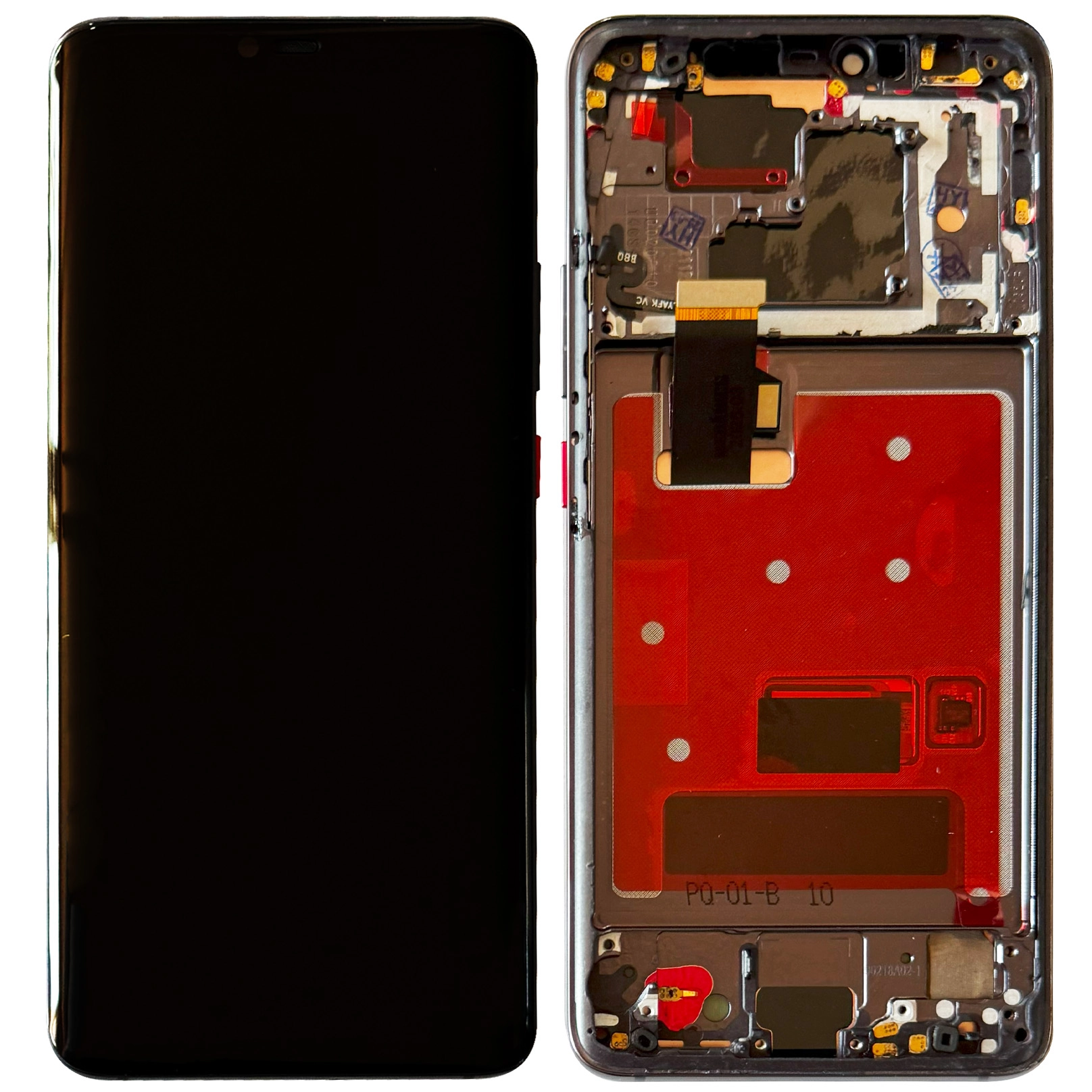 Display telefoane - Display Huawei Mate 20 Pro OLED cu rama, Negru