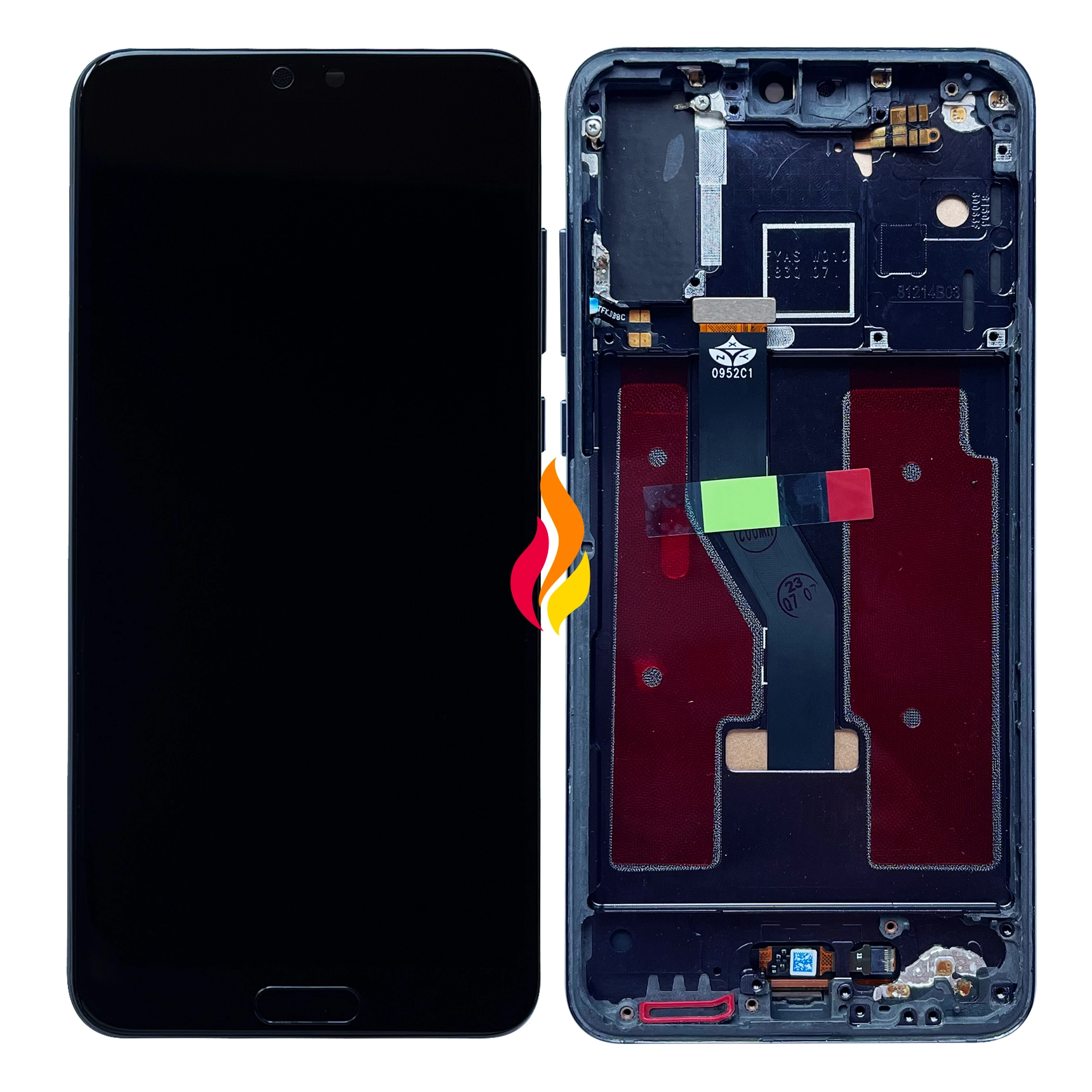 Piese Service Gsm - Display Huawei P20 pro cu rama, Negru