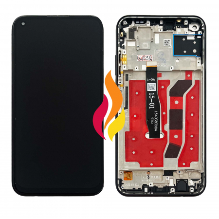 Display telefoane - Display Huawei P40 lite cu rama, Negru