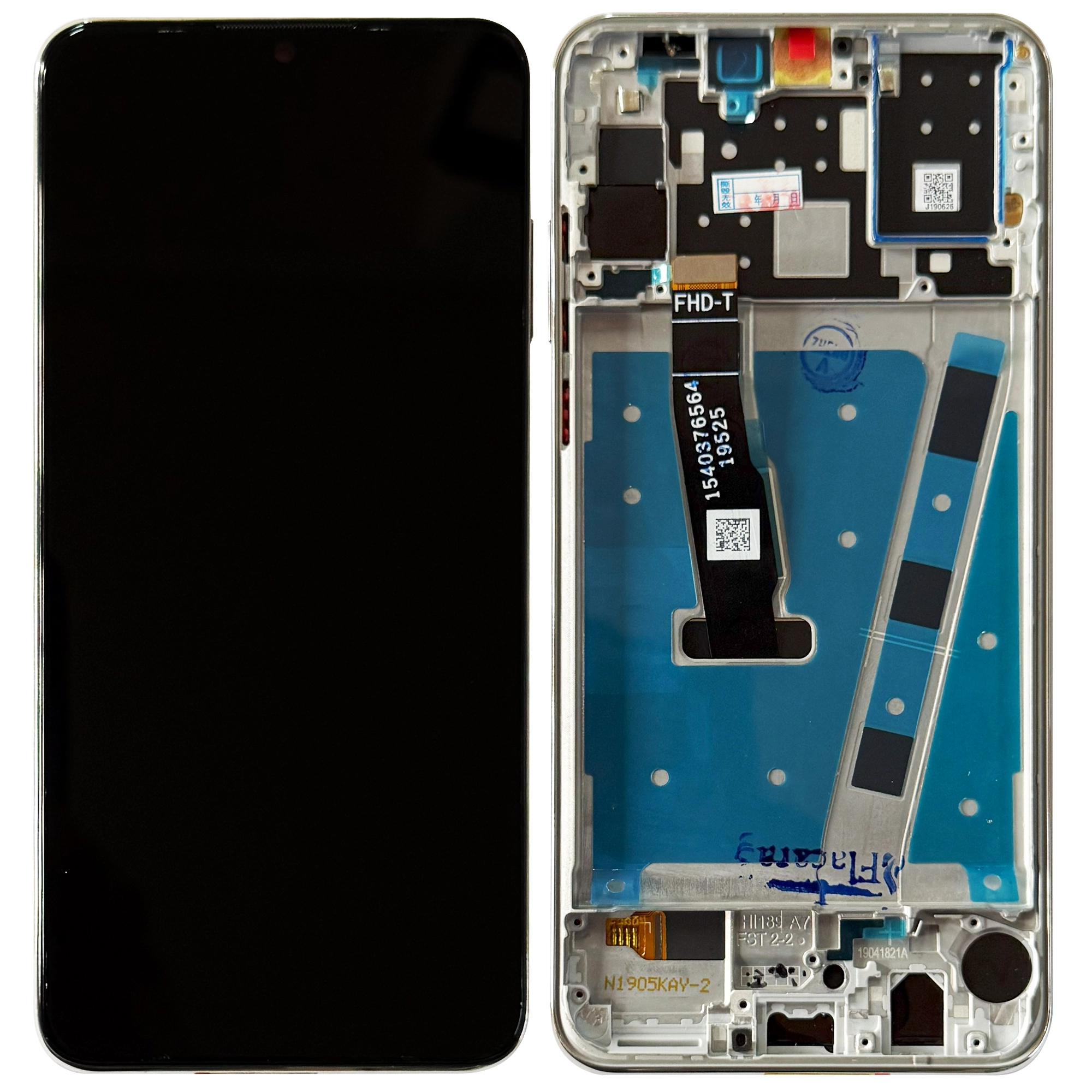 Huawei P30 lite - Display Huawei P30 Lite cu rama 24mp, Alb