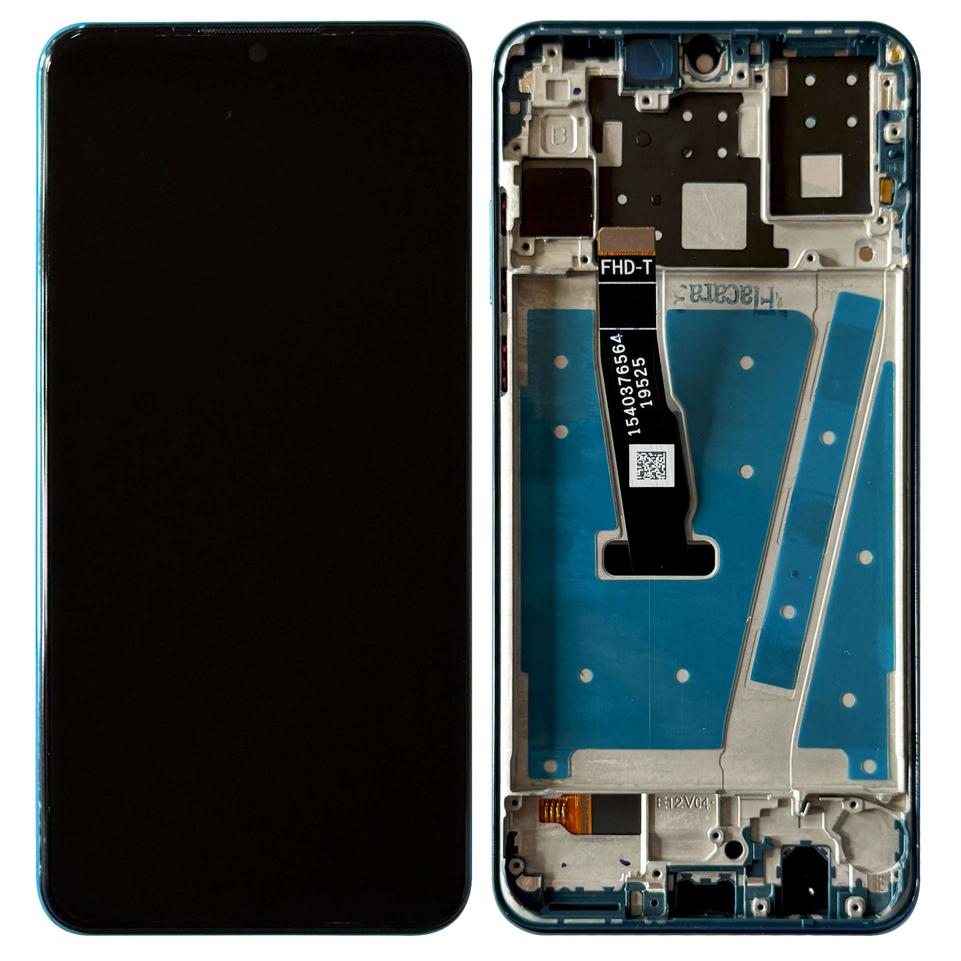 Display telefoane - Display Huawei P30 Lite cu rama 48mp, Albastru
