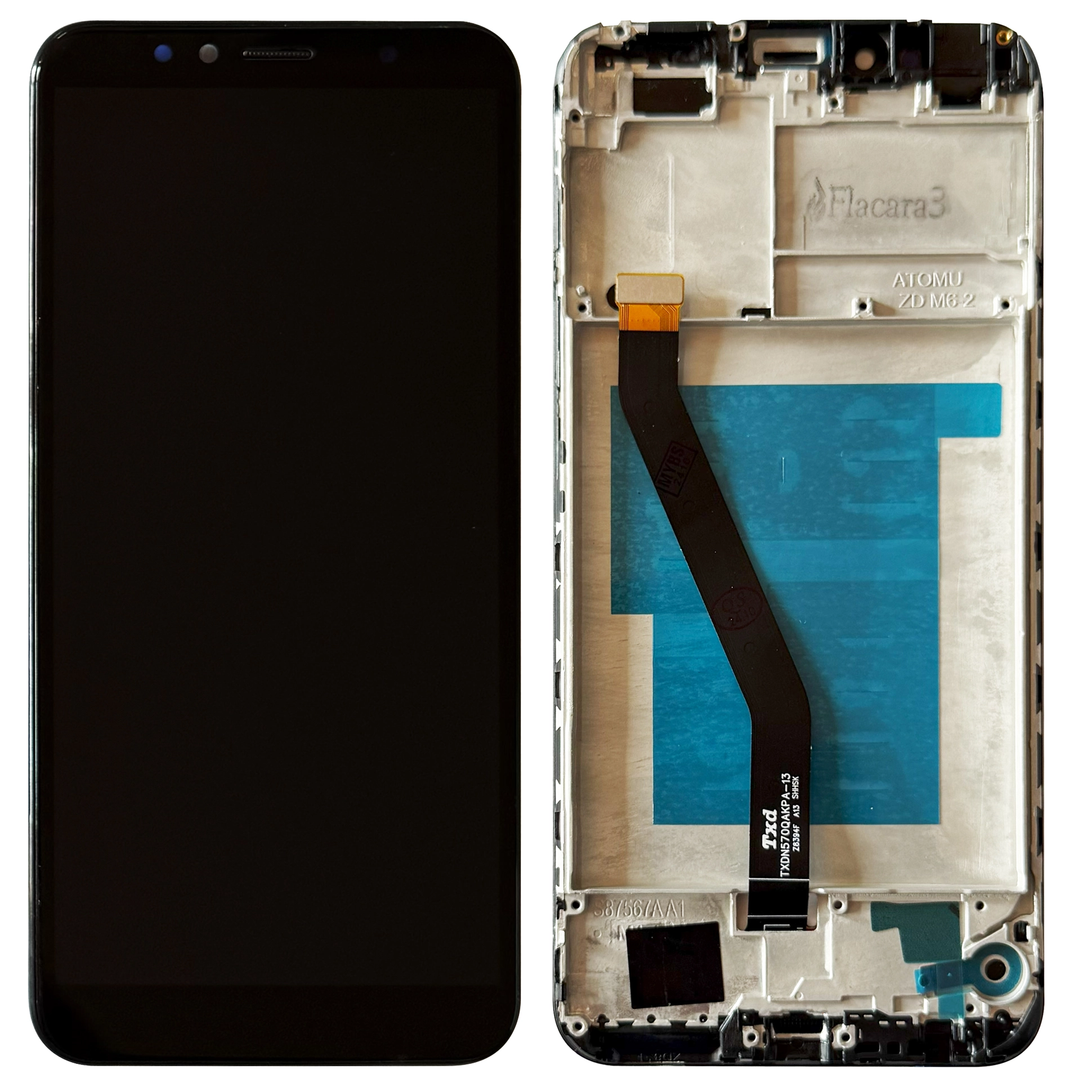 Display telefoane - Display Huawei Y6 2018 cu rama