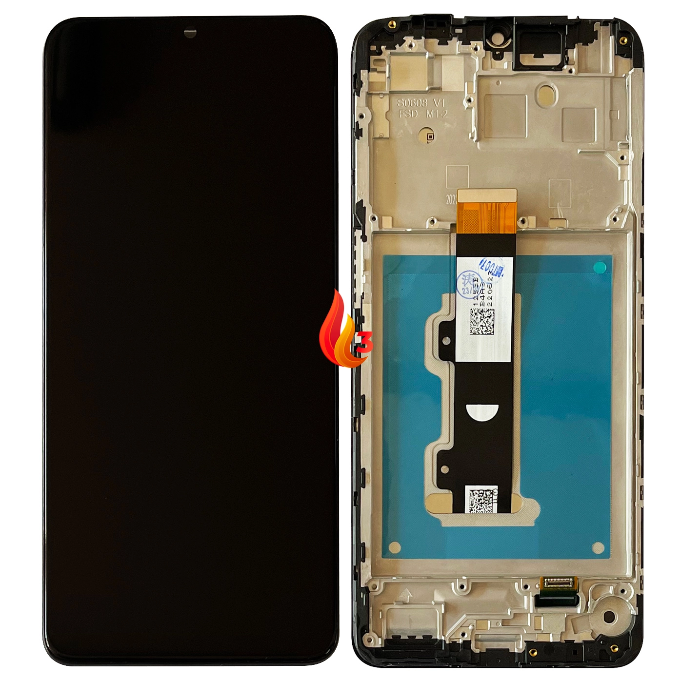 Display telefoane - Display Motorola Moto E22 / E22i cu rama