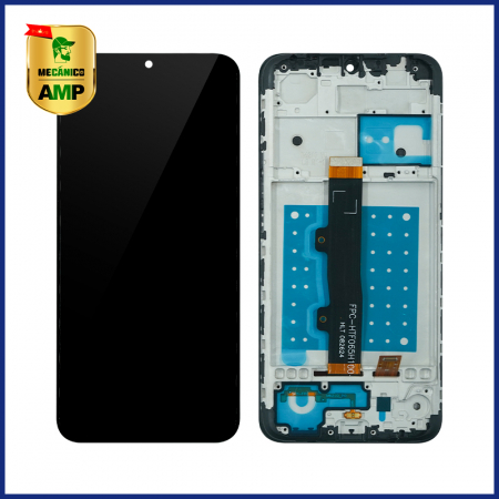 Display telefoane - Display Motorola Moto E7 cu rama, OEM
