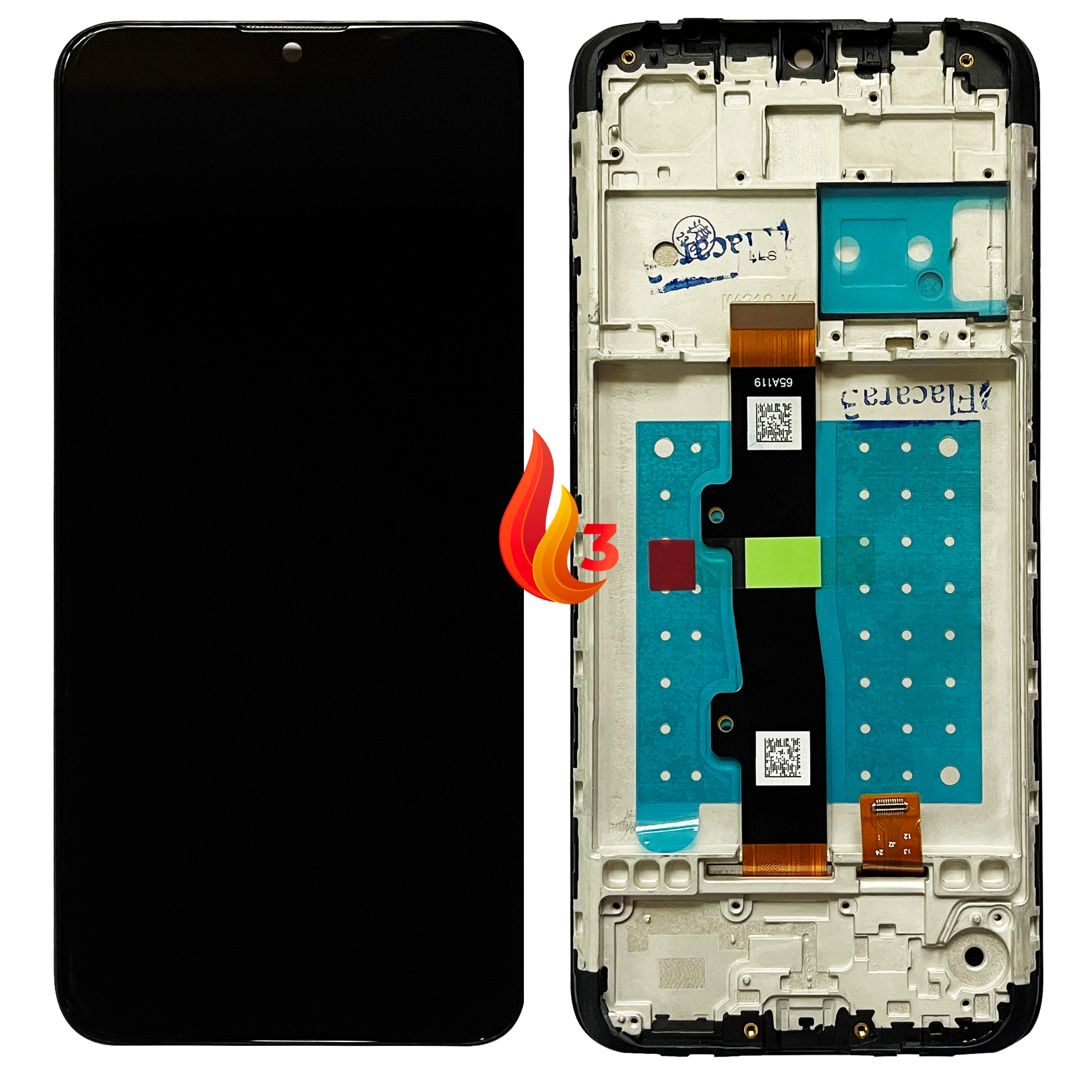 Display telefoane - Display Motorola Moto E7 cu rama