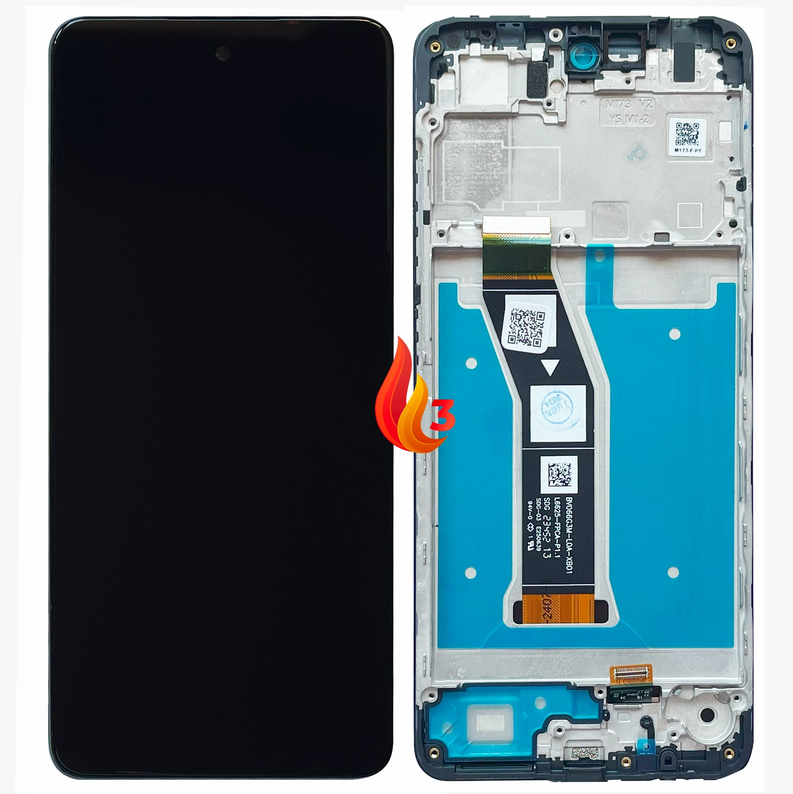 Display telefoane - Display Motorola Moto G04s cu rama