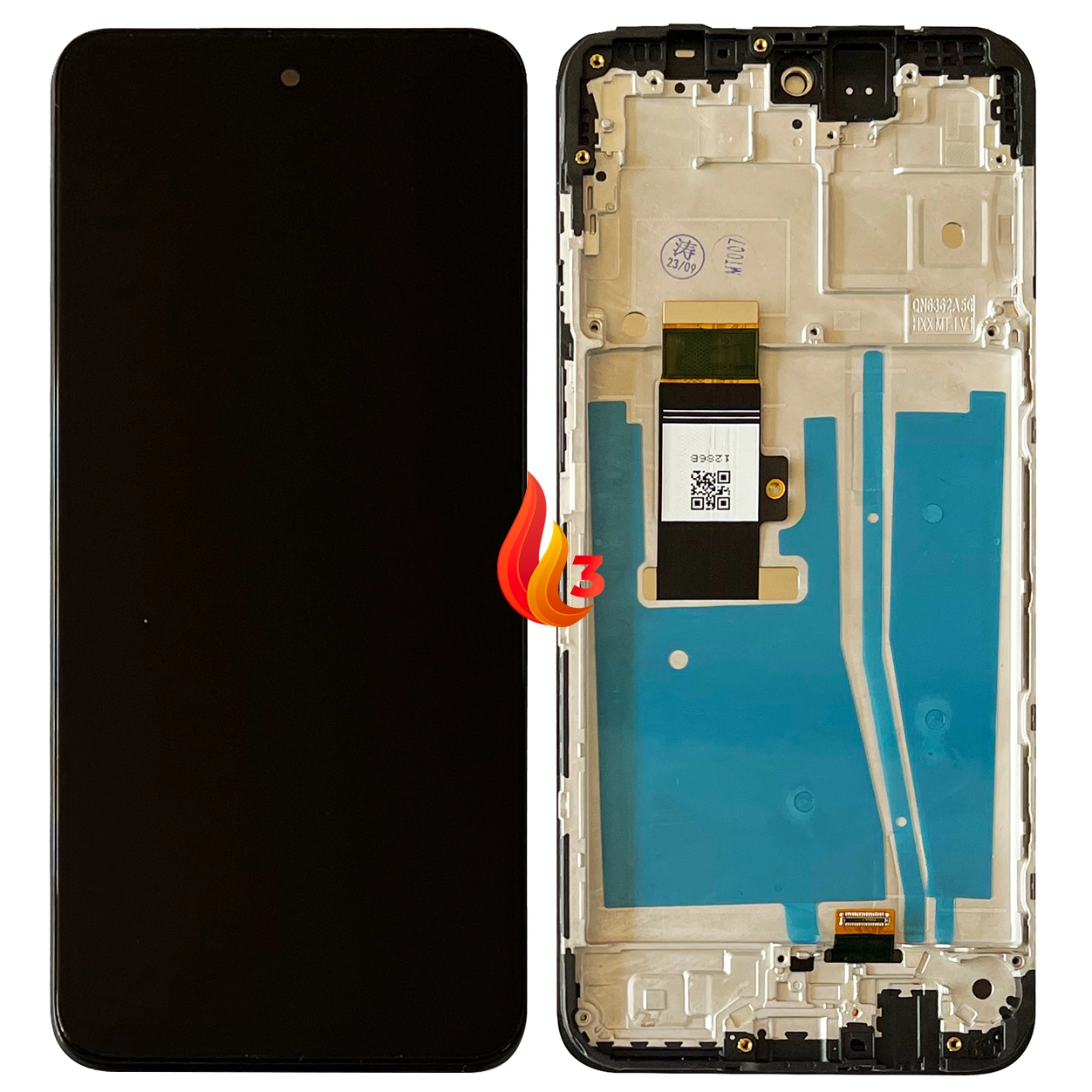 Display telefoane - Display Motorola Moto G53 cu rama