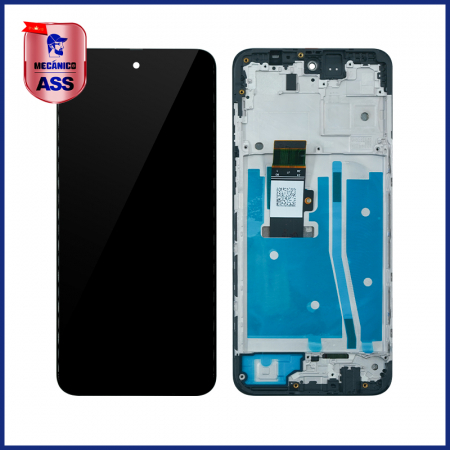 Display telefoane - Display Motorola Moto G53 cu rama, OEM