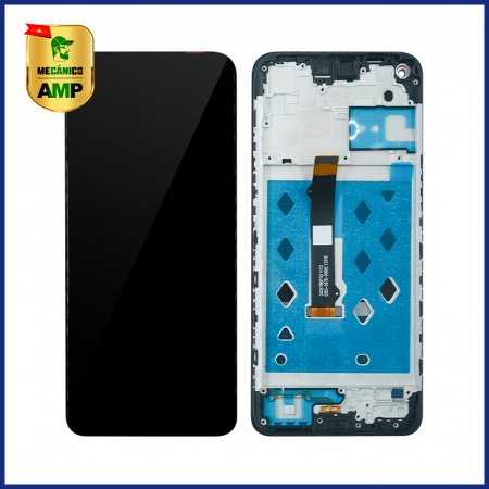 Display telefoane - Display Motorola Moto G9 Power cu rama, OEM