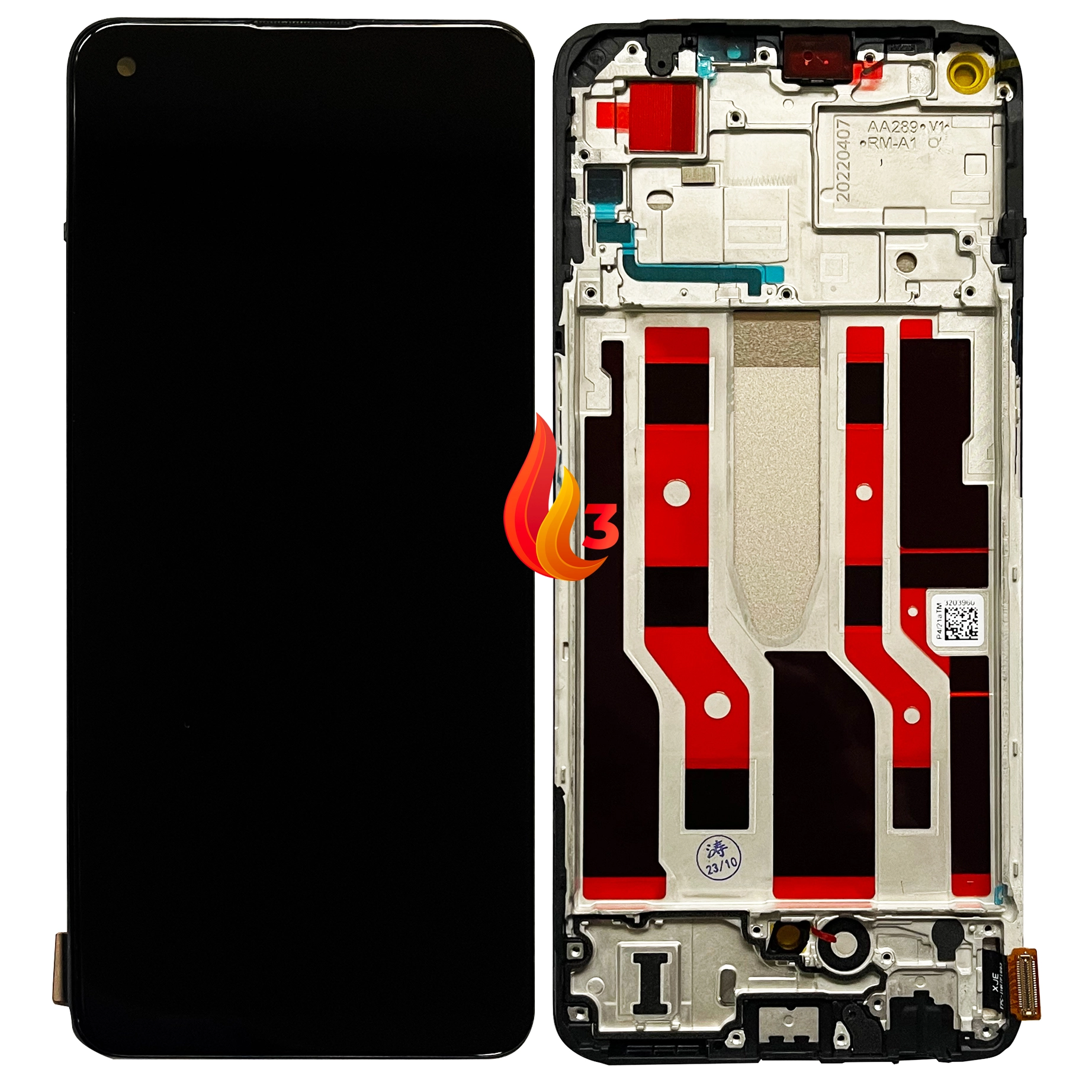 Display telefoane - Display Oppo Reno 7 lite cu rama