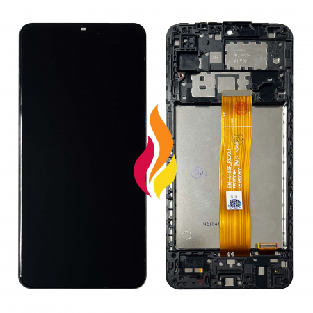 Display telefoane - Display Samsung A20 cu rama, QD Incell