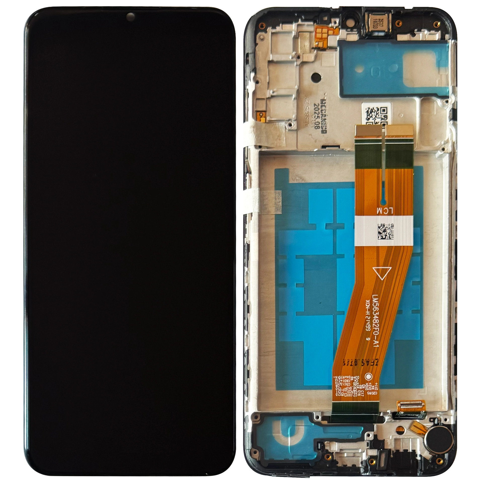 Display telefoane - Display Samsung A03s / A037F  cu rama, OEM