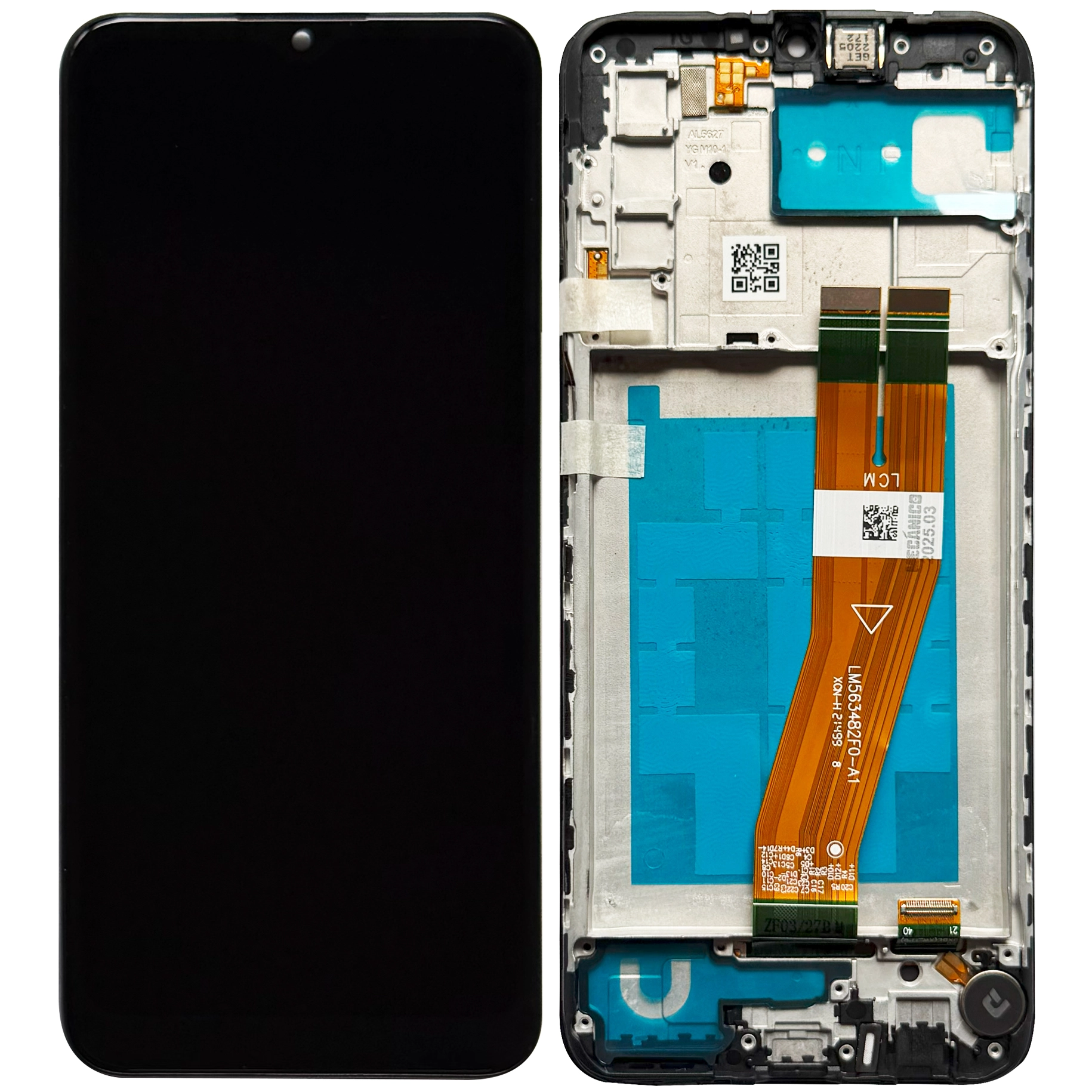 Display telefoane - Display Samsung A03s / A037G cu rama OEM