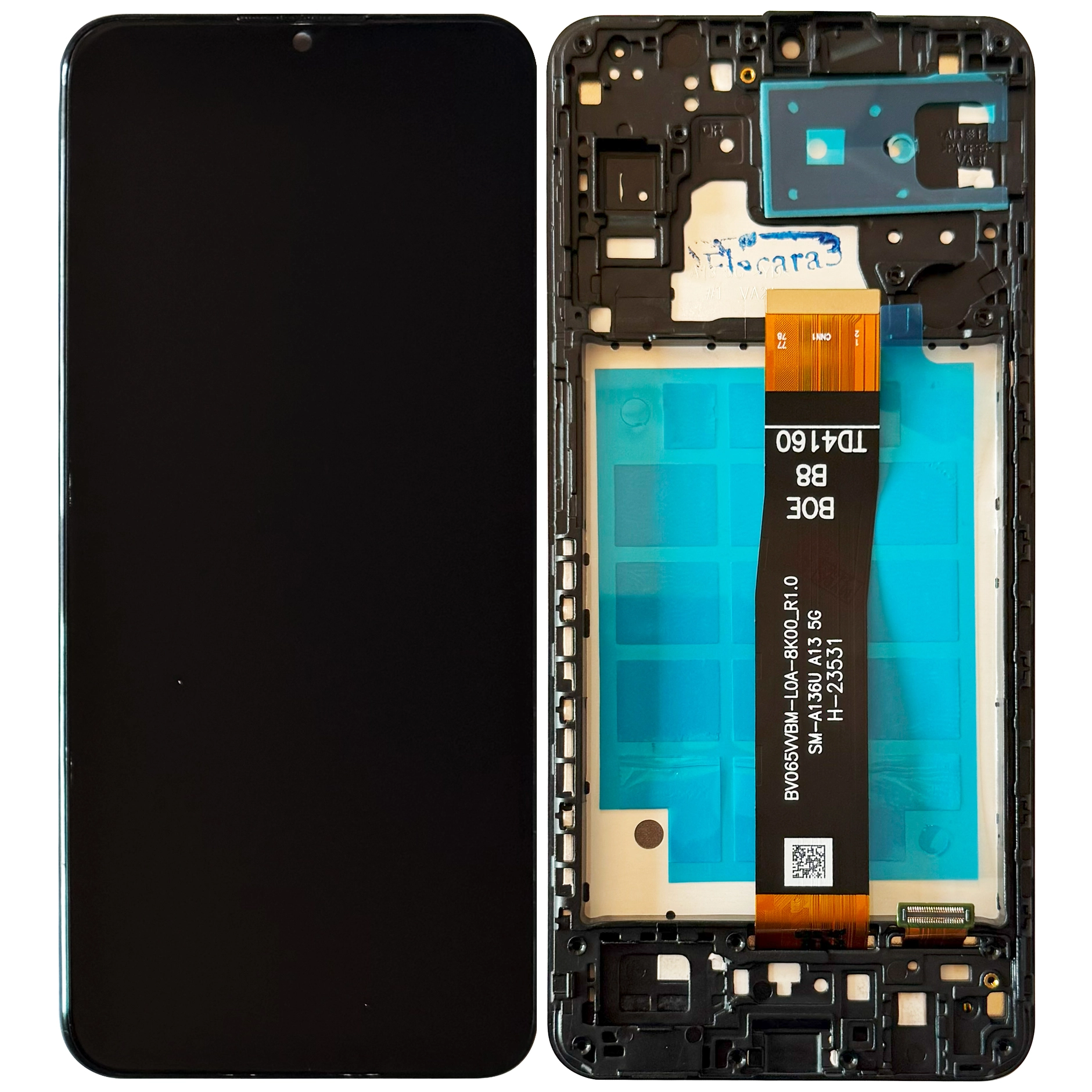 Piese Service Gsm - Display Samsung A13 5G cu ramă A136, QD Incell