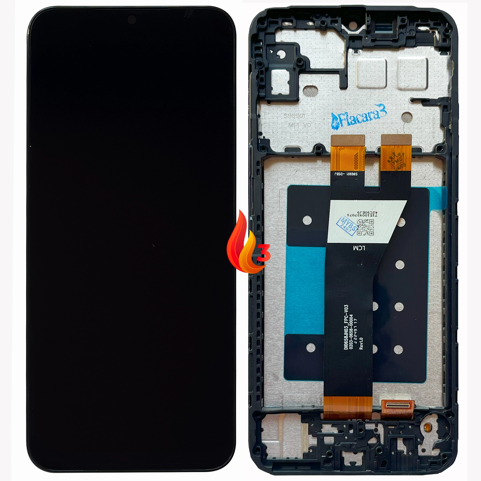 Display telefoane - Display Samsung A14 5g cu rama, A146P