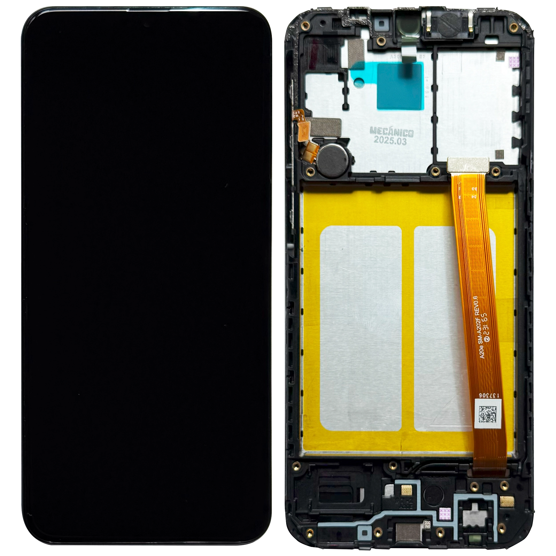 Display telefoane - Display Samsung A20e cu rama OEM