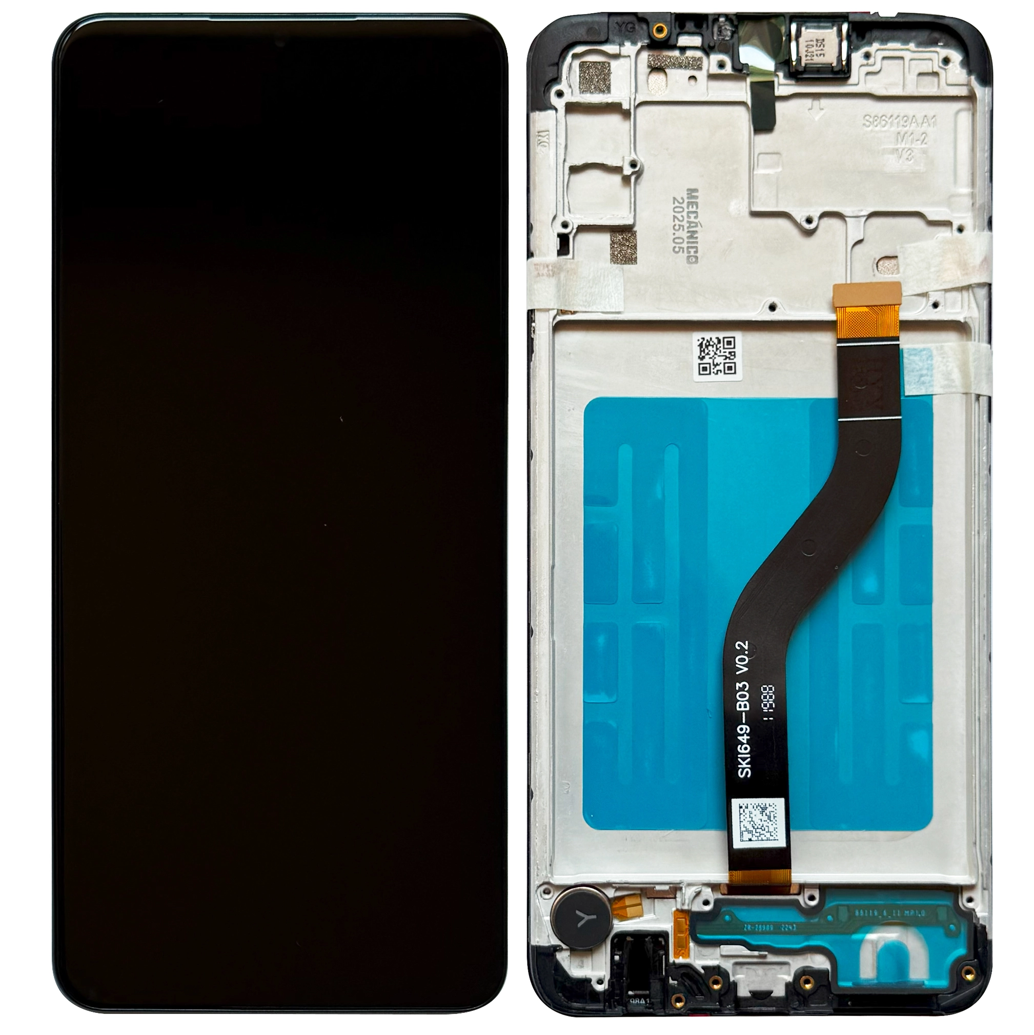 Display telefoane - Display Samsung A20s cu rama OEM