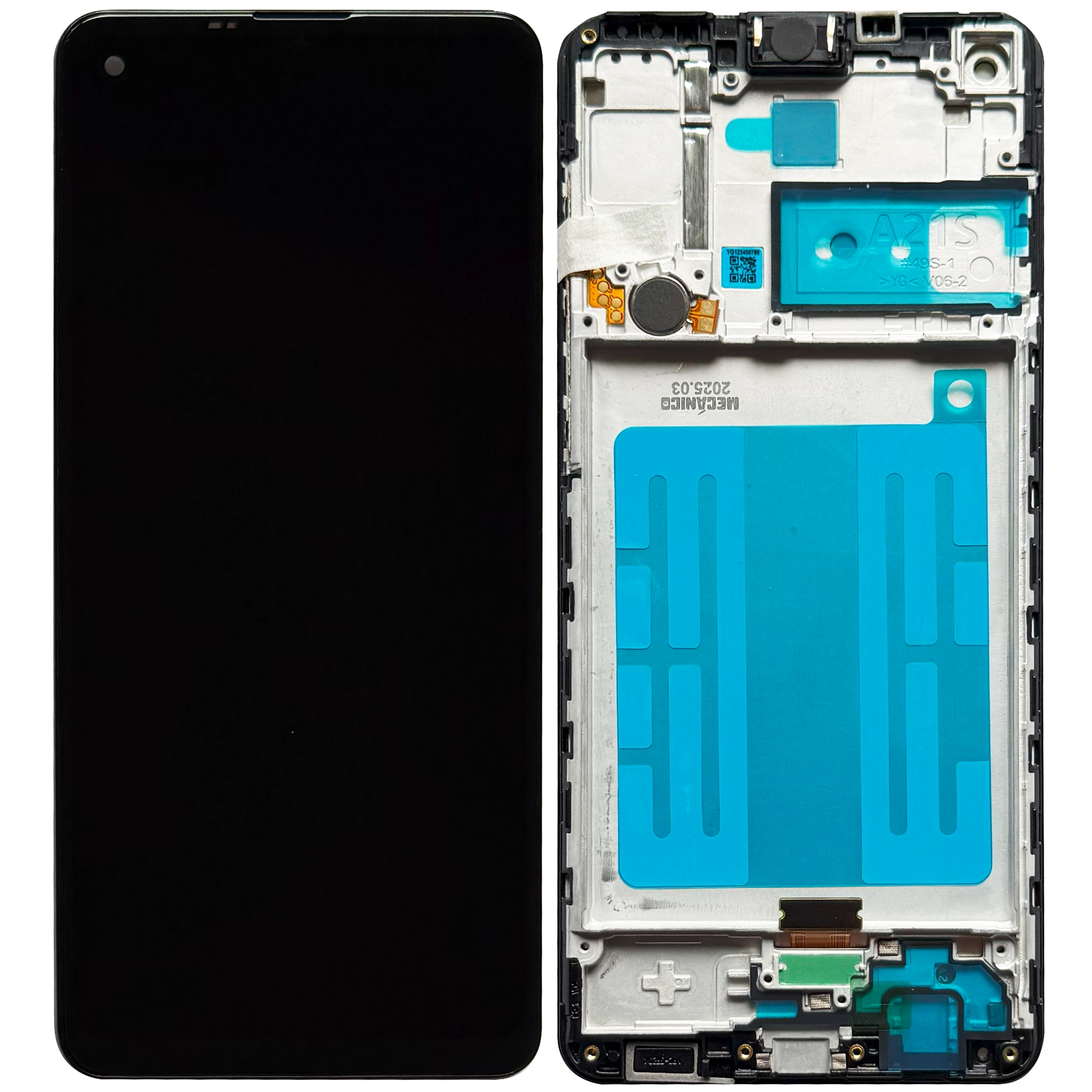 Display telefoane - Display Samsung A21s cu rama OEM