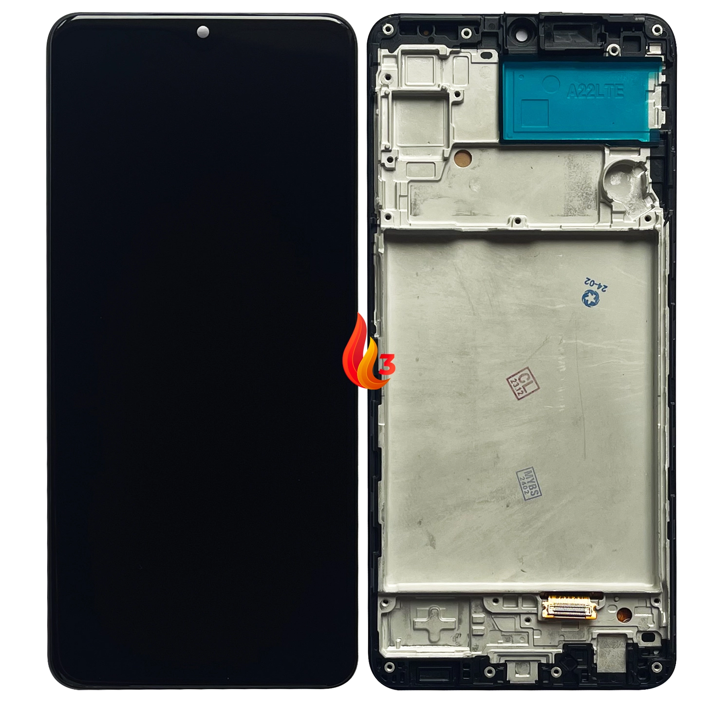 Display telefoane - Display Samsung A22 OLED cu rama