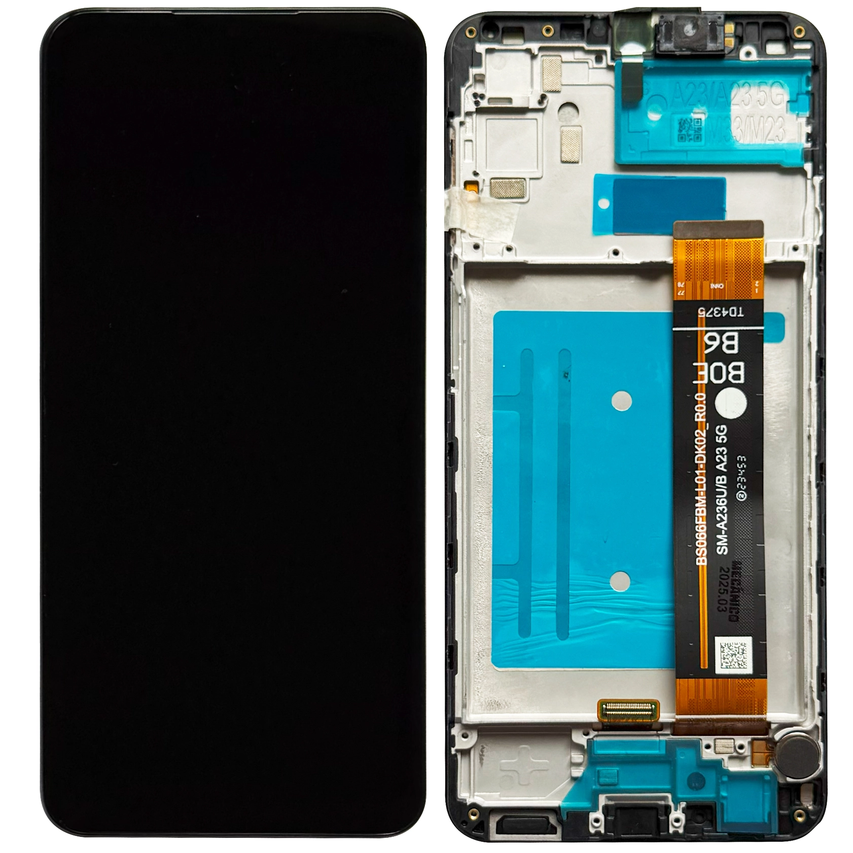 Display telefoane - Display Samsung A23 5G cu rama OEM