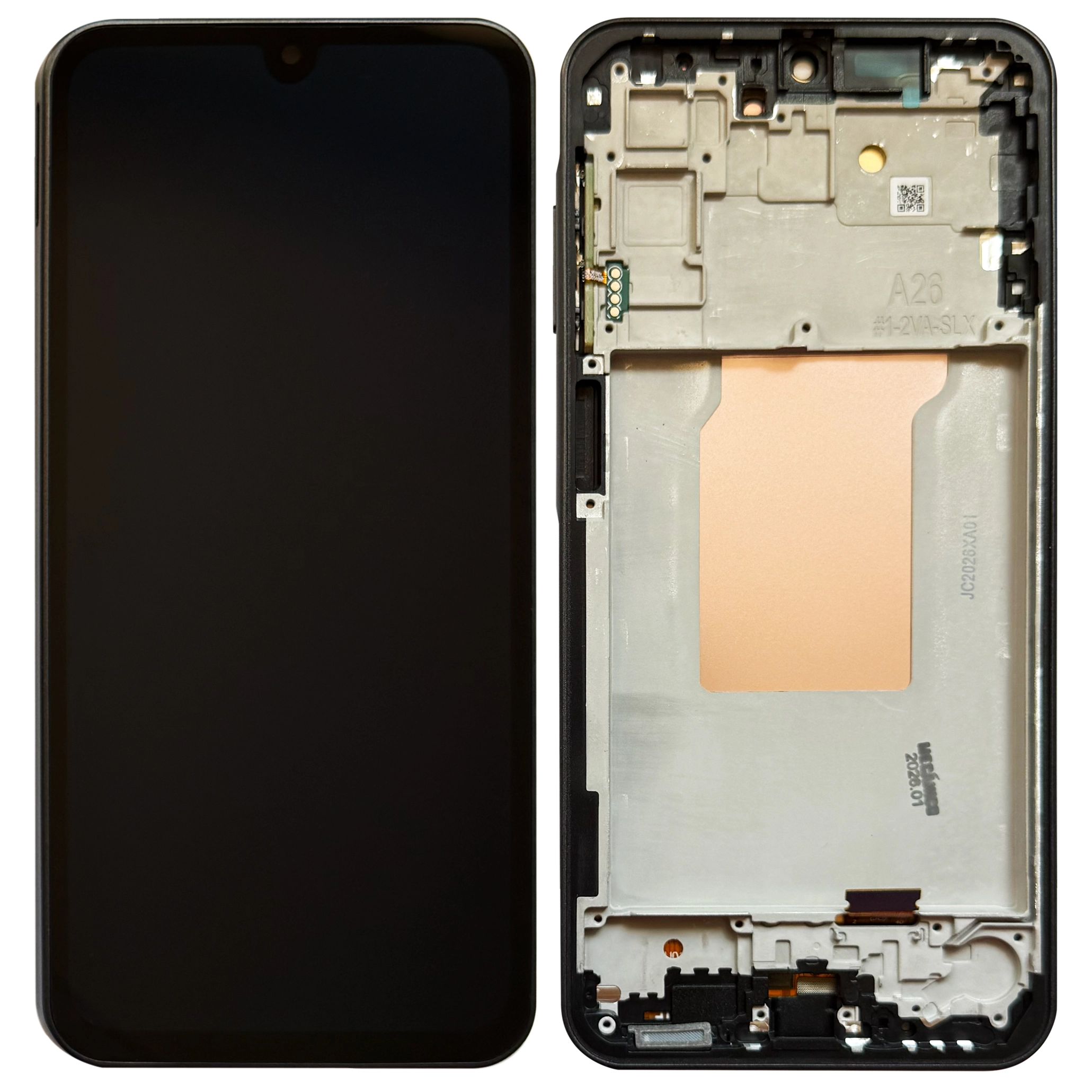 Produse - Display Samsung A26 OLED cu rama AMM, Negru
