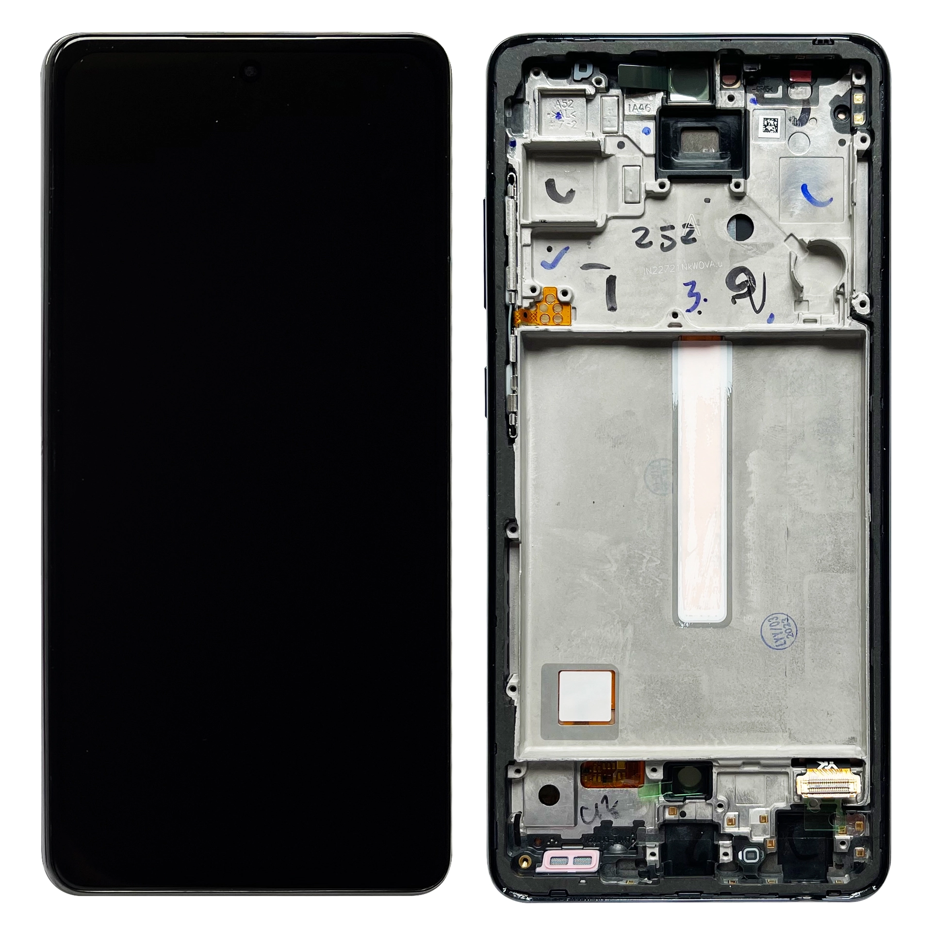 Piese Service Gsm - Display Samsung A52 5G / A52s 5G cu rama LCD, Negru
