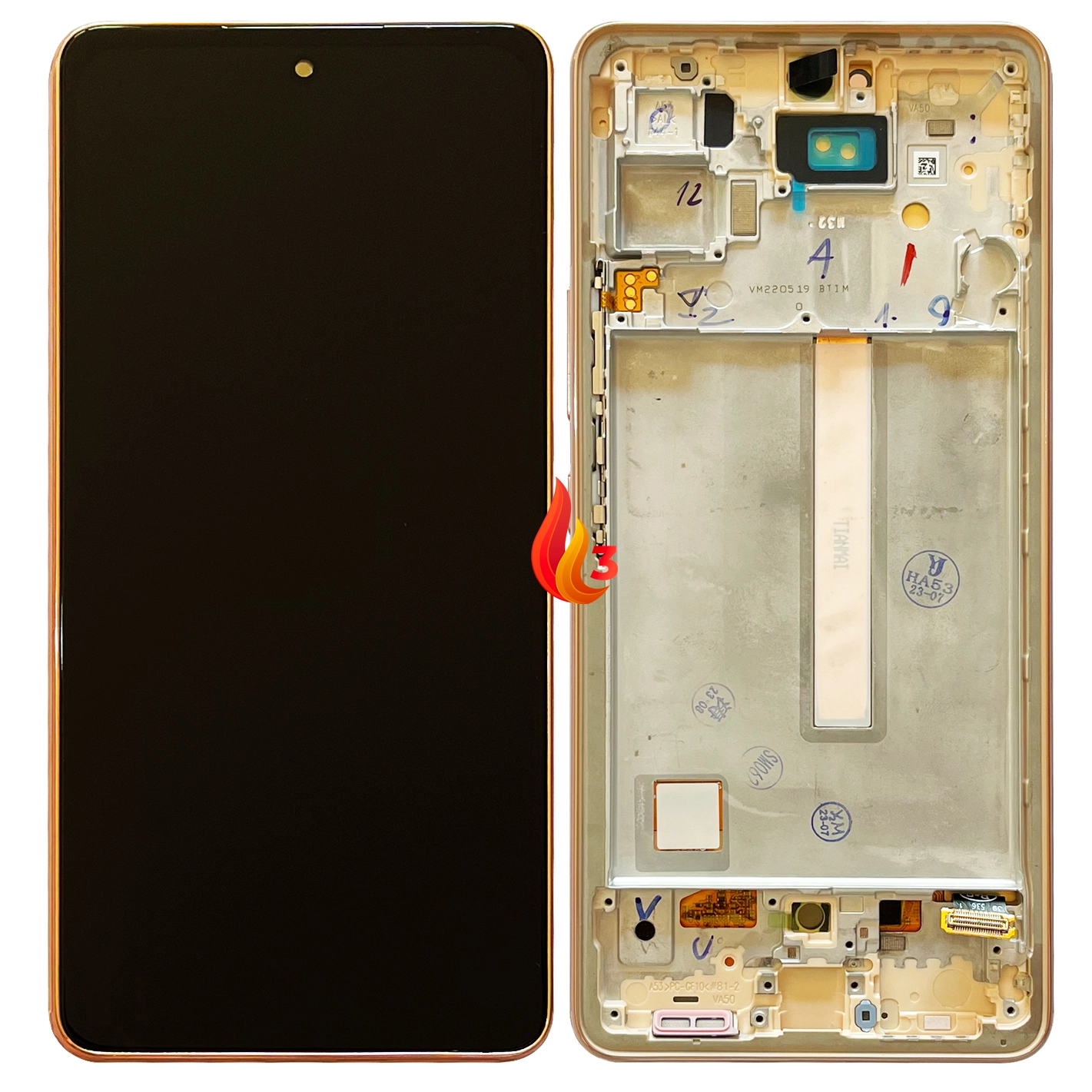 Piese Service Gsm - Display Samsung A53 5G cu rama OLED Alb