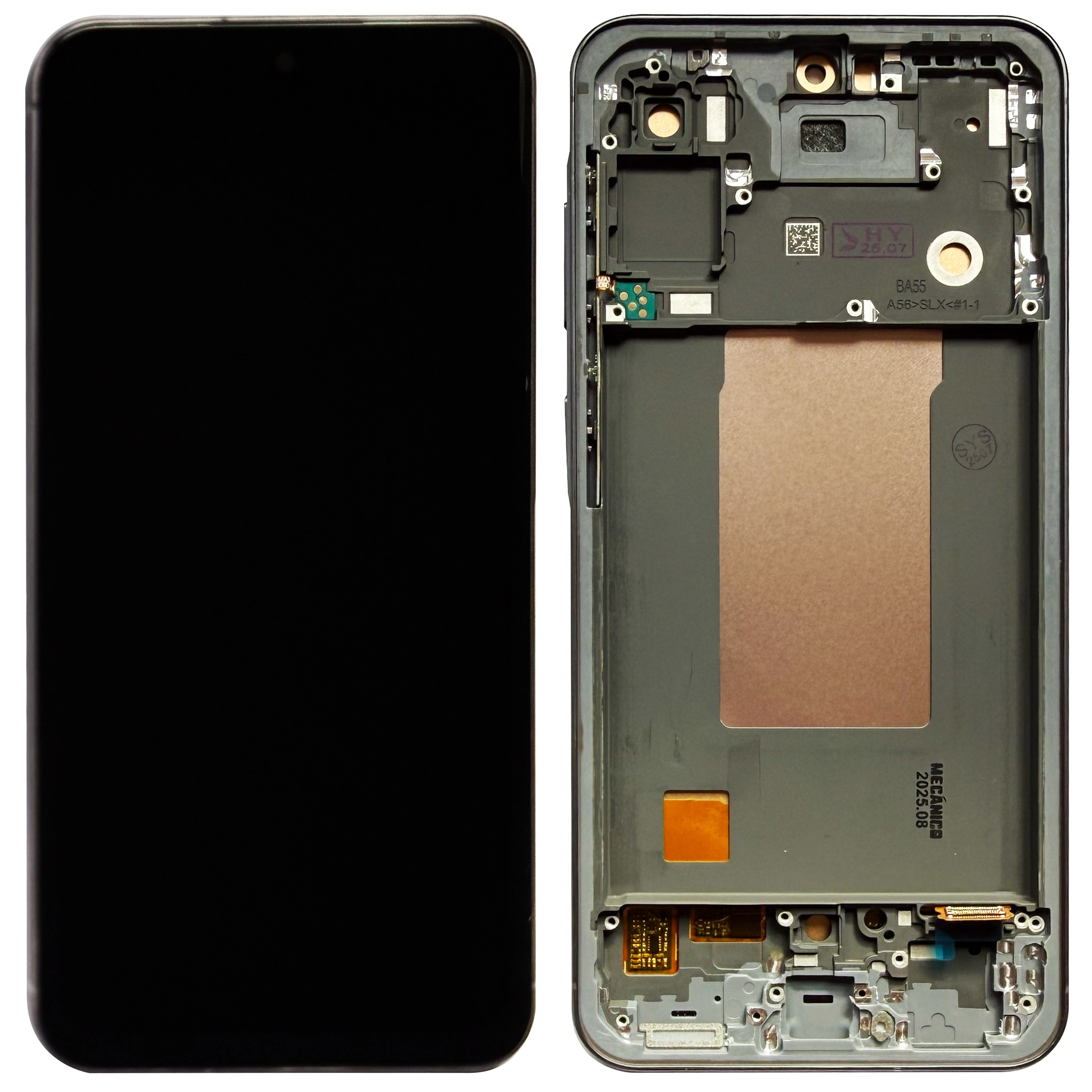 Piese Service Gsm - Display Samsung A56 cu rama, Negru
