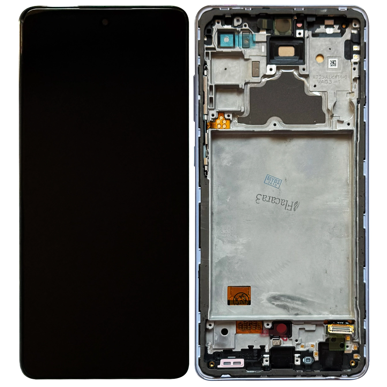 Display telefoane - Display Samsung A72 cu rama OLED Mov