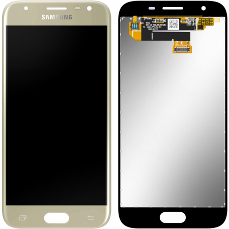Piese Service Gsm - Display Samsung J3 2017 Gold, QD Incell