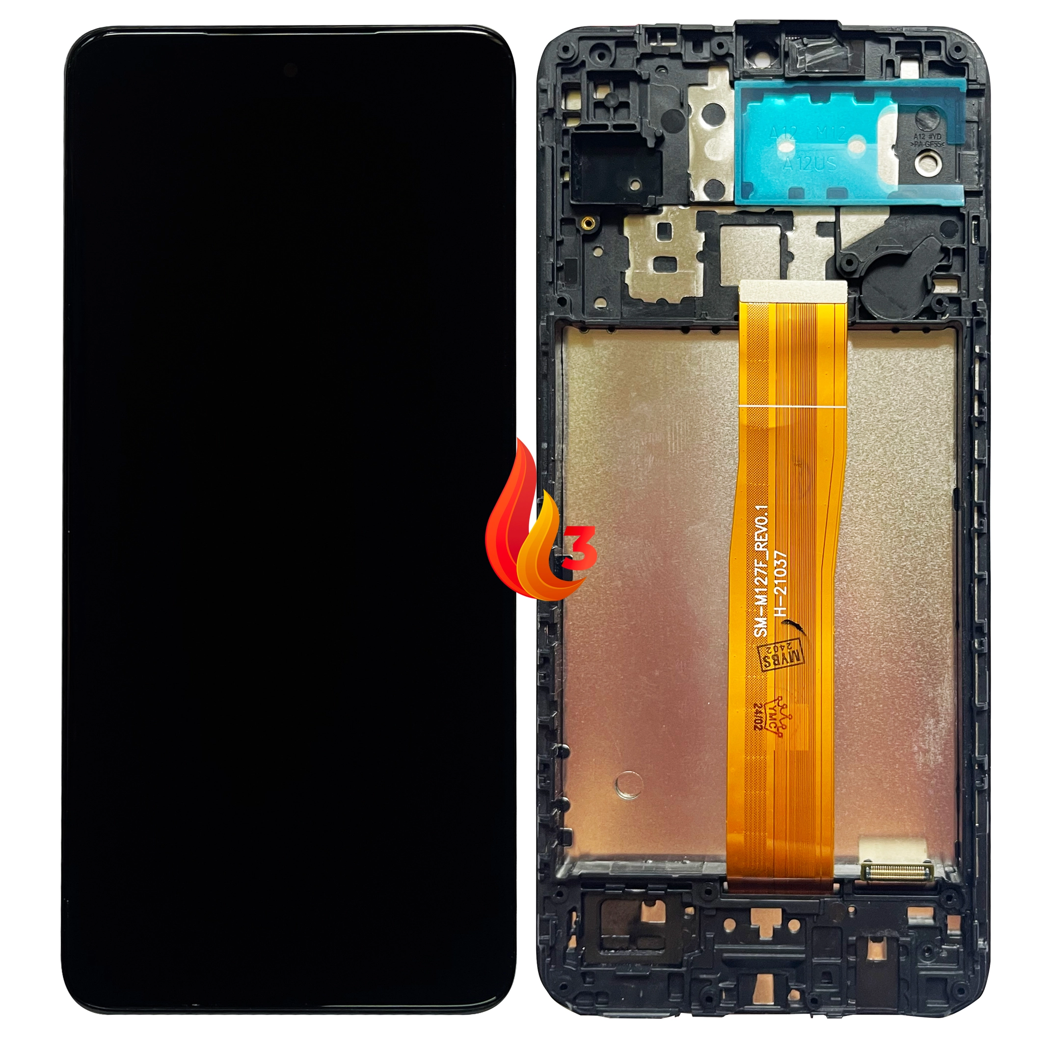 Display telefoane - Display Samsung M12 M127F cu rama