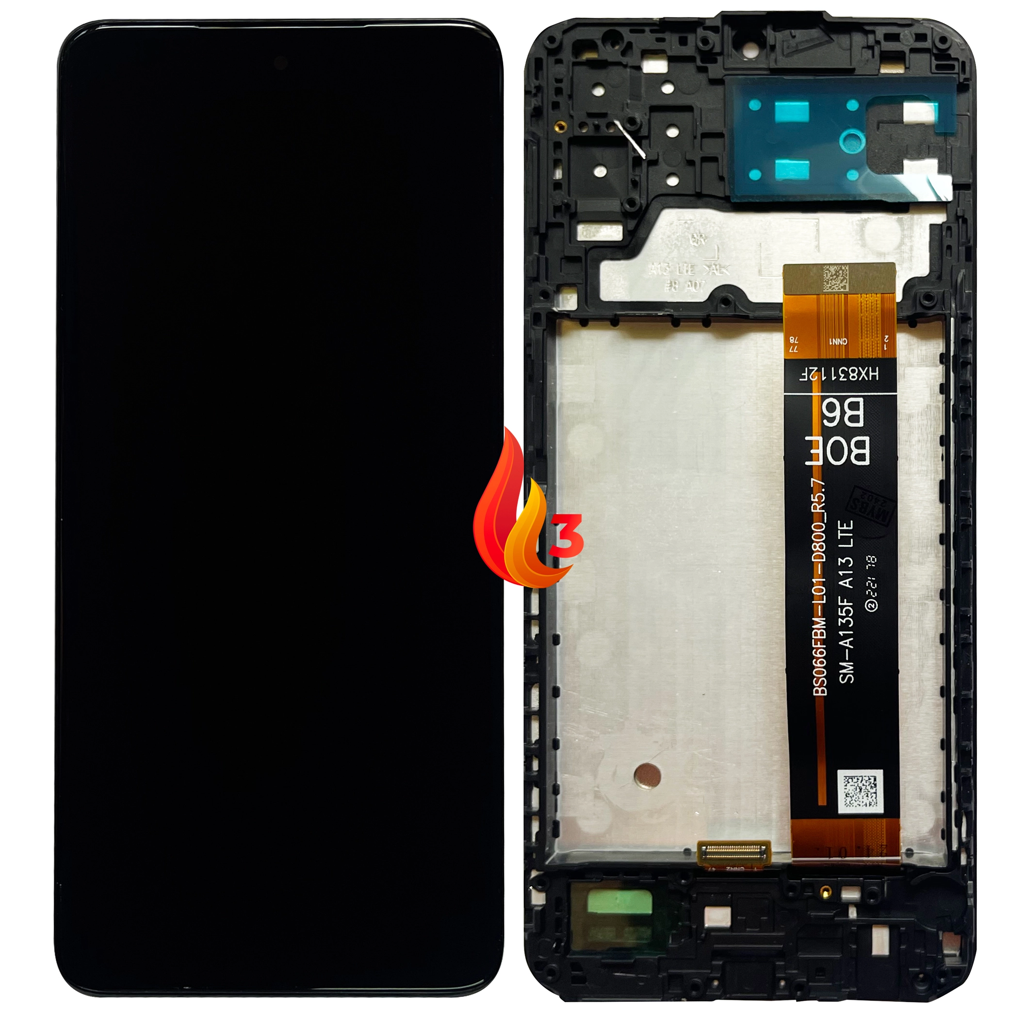 Display telefoane - Display Samsung M13 5G M136B cu rama