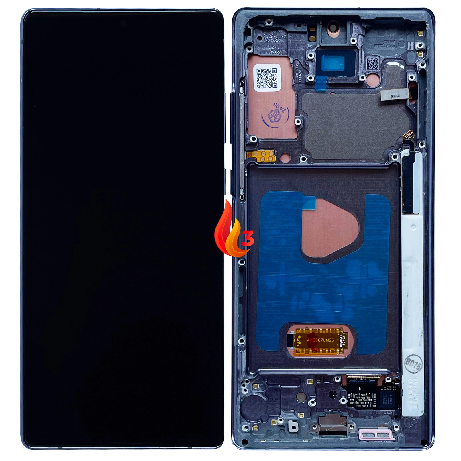 Display telefoane - Display Samsung Note 20 OLED cu rama