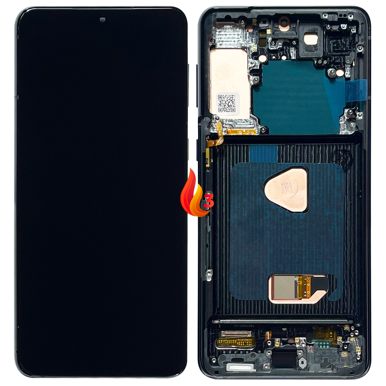 Display telefoane - Display Samsung S21 Plus 5G LCD cu rama