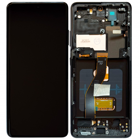 Display telefoane - Display Samsung S21 Ultra 5G OLED cu rama