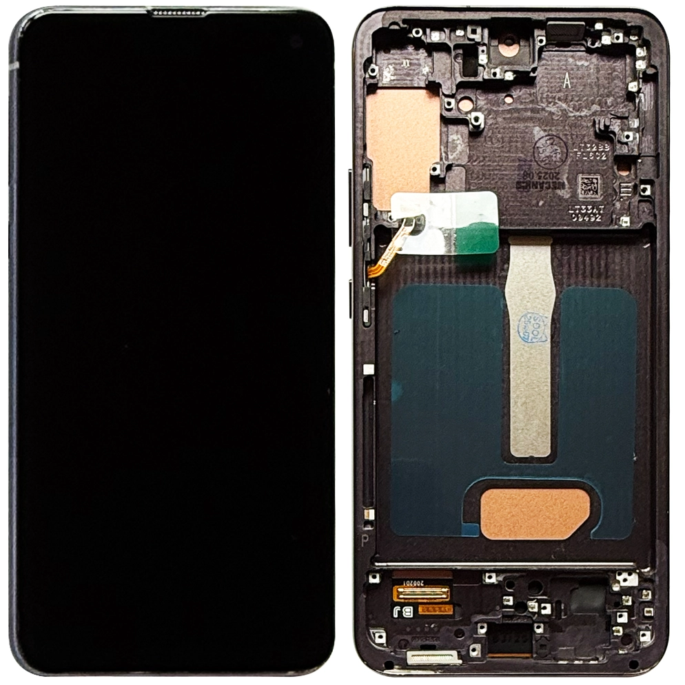 Display telefoane - Display Samsung S22 Plus LCD cu rama, Black