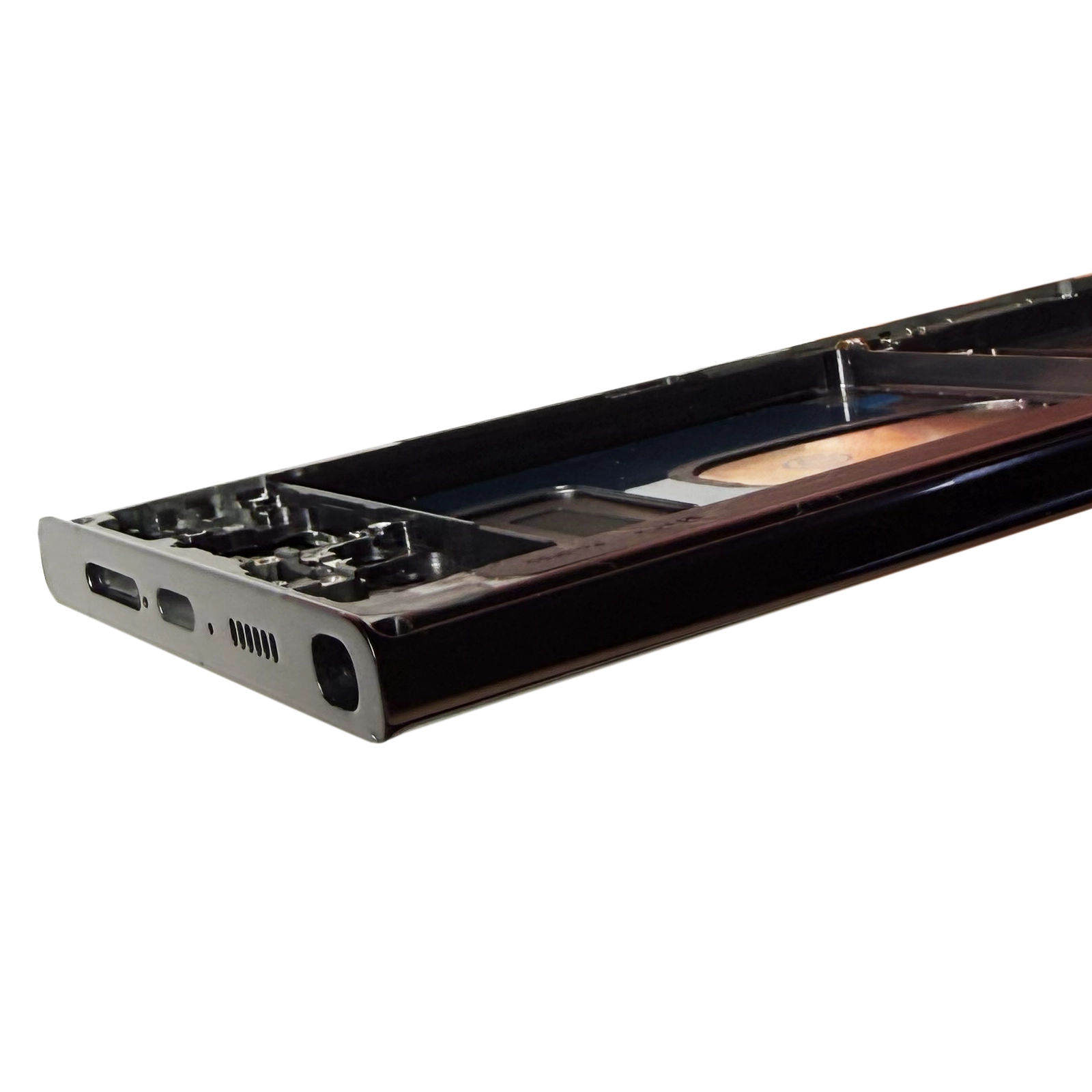 Display Samsung S23 Ultra OEM OLED cu rama, Negru [2]