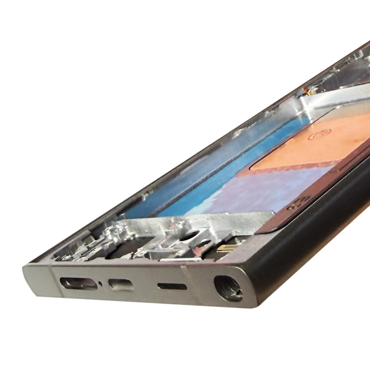 Display Samsung S24 Ultra OEM OLED cu rama, Negru [2]