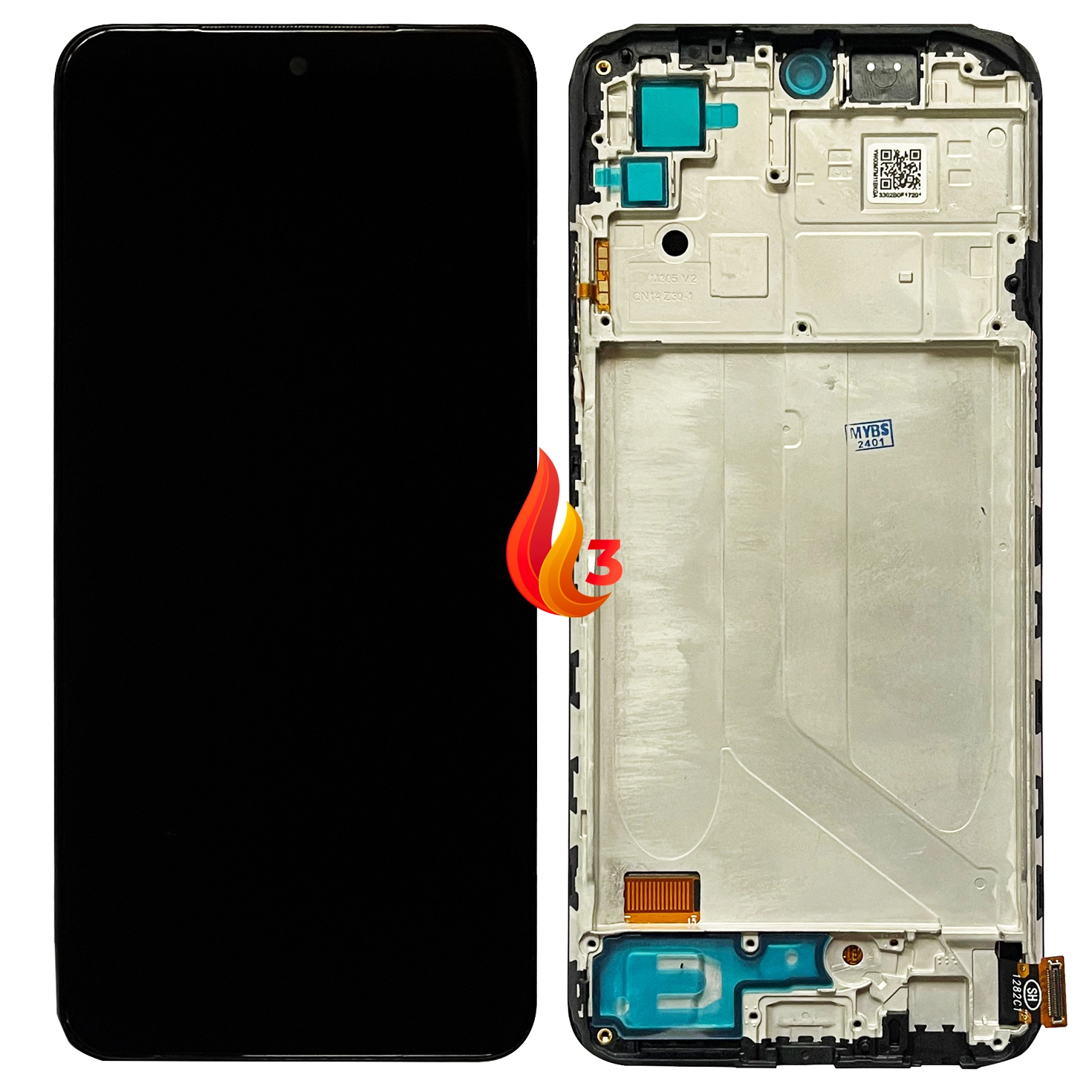 Display telefoane - Display Xiaomi Redmi Note 10 4G / Note 10s OLED cu rama