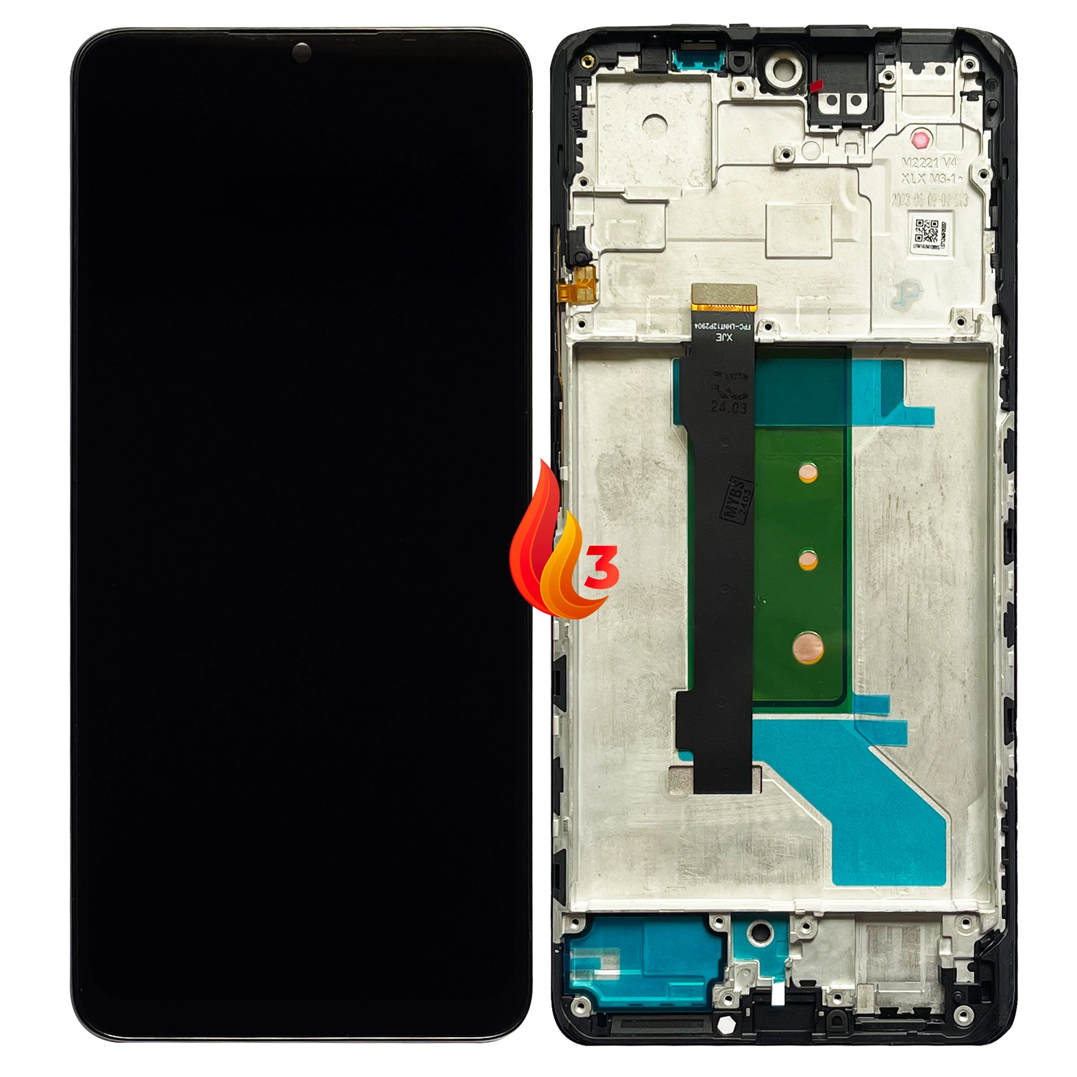 Display telefoane - Display Xiaomi Redmi Note 12 Pro + 5G cu rama