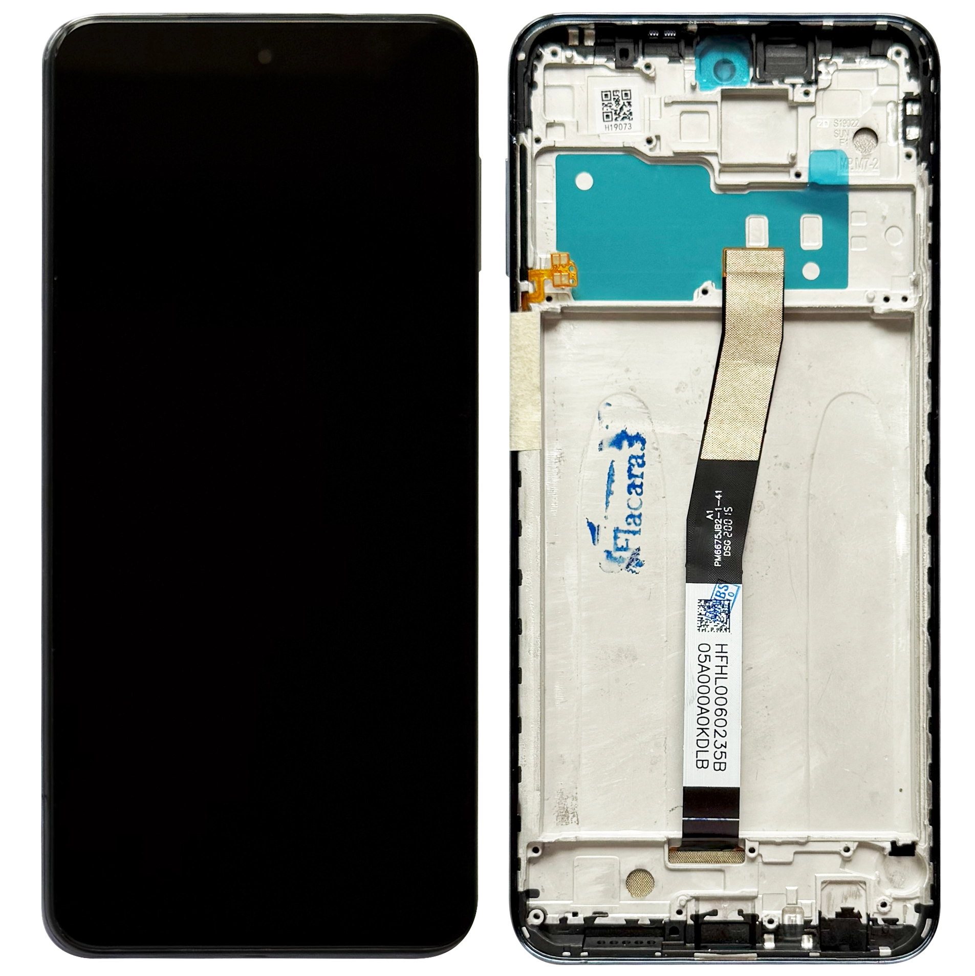 Display telefoane - Display Xiaomi Redmi Note 9 Pro Max cu rama