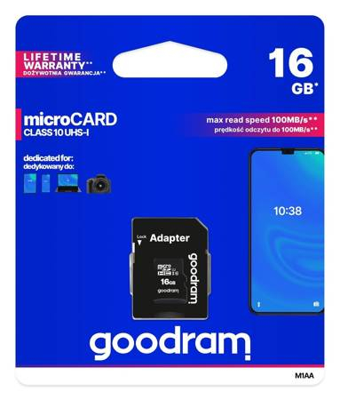 Card de memorie Goodram microSD 16GB (M1AA-0160R12) [0]