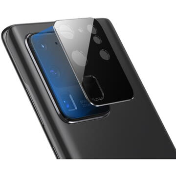 Folie camera - Folie sticla camera Samsung S20 ultra - Negru