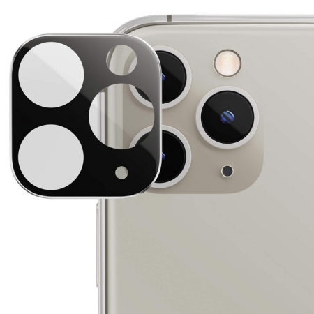 Folie camera - Folie sticla camera iphone 11 pro - Negru