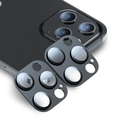 Folie camera - Folie sticla camera iphone 12 - Negru